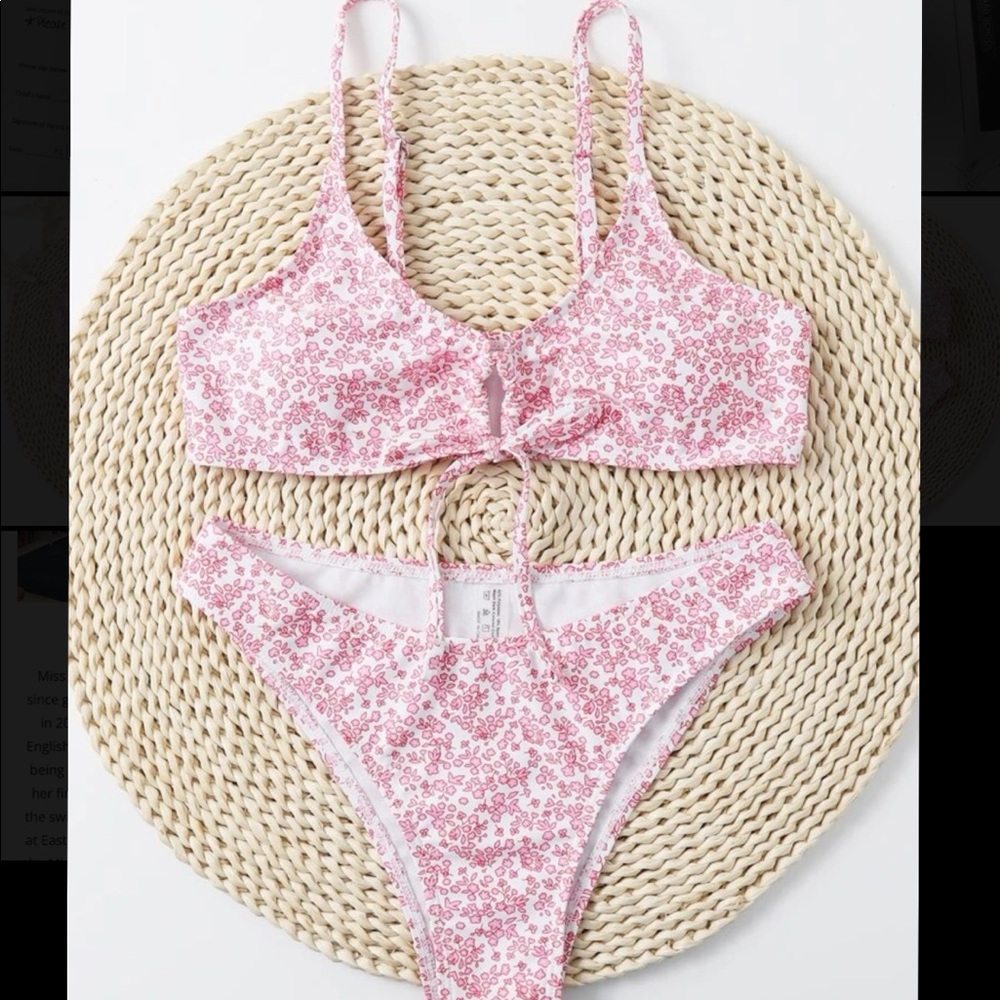 front tie bikini
